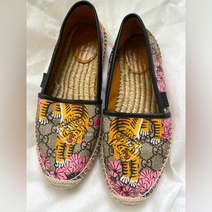 Gucci Tiger Espadrilles